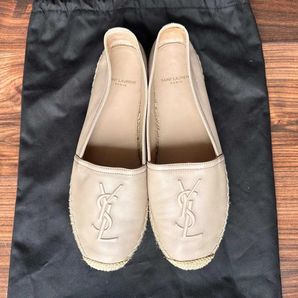 YSL Yves Saint Laurent Espadrilles (Beige) - Picture 1 of 7